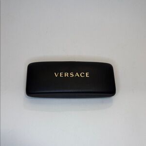 Versace Black Case with Gold Logo